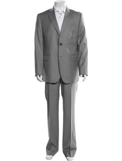 Pre-owned Ermenegildo Zegna Wool Two-piece Suit In Gray