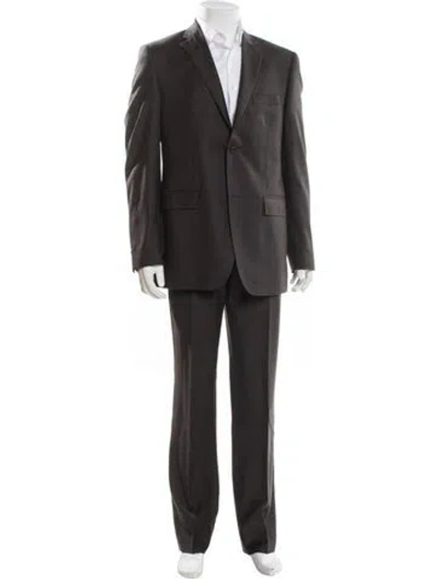 Pre-owned Ermenegildo Zegna Wool Two-piece Suit In Gray