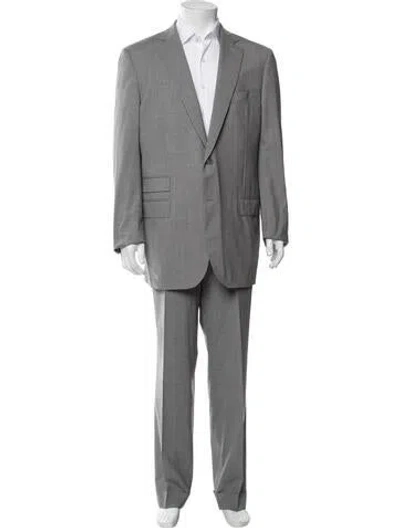 Pre-owned Ermenegildo Zegna Wool Two-piece Suit In Grey