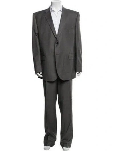Pre-owned Ermenegildo Zegna Wool Two-piece Suit In Grey