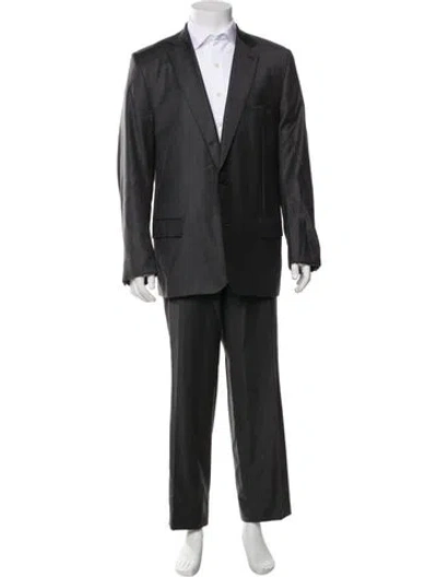 Pre-owned Ermenegildo Zegna Wool Two-piece Suit In Grey