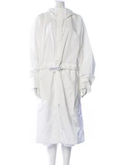 Pre-owned Ernest Leoty Coat In White