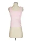 Ernest Leoty Tank Top Pink One Shoulder Neckline Tops In Pink