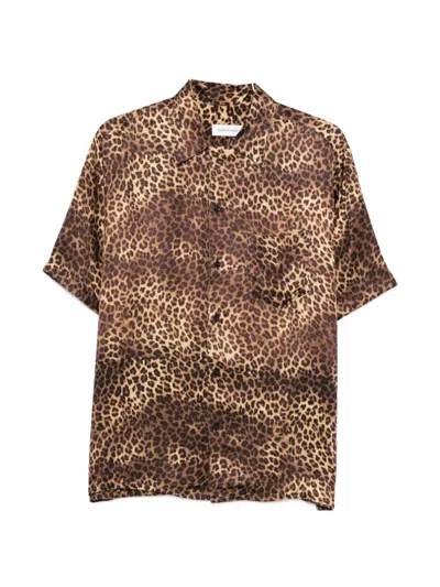 Ernest W Baker Animal-print Short-sleeve Shirt In Animal Print
