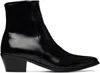 Ernest W Baker Black 70's Boots In Black