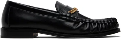 Ernest W Baker Black Chain Loafers