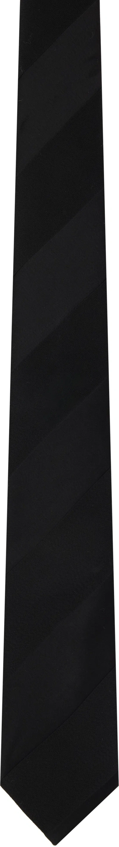 Ernest W Baker Black Classic Tie