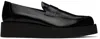 Ernest W Baker Black Creeper Loafers In Le01
