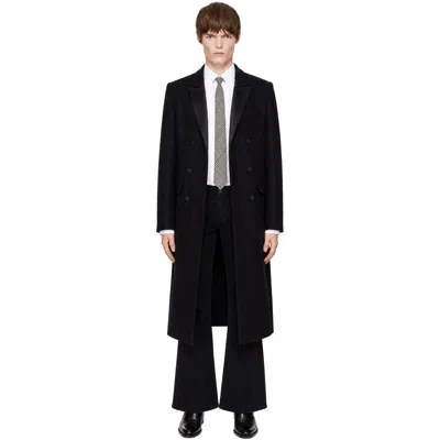 Ernest W Baker ブラック ダブルブレスト コート In Black