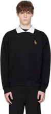 Ernest W Baker Black Golf Polo In Multi