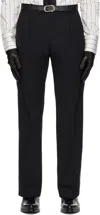 Ernest W Baker ブラック タック ストレートパンツ In Black