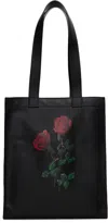Ernest W Baker Black Rose Print Tote