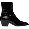 Ernest W Baker ブラック Sharp Toe ウエスタンブーツ In Black