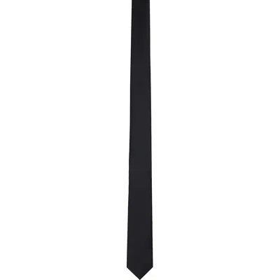 Ernest W Baker Black Skinny Tie