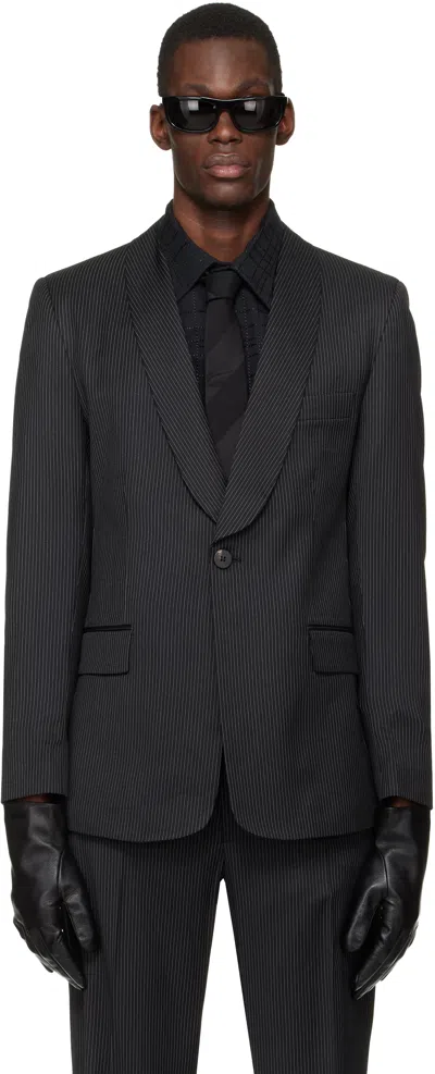 Ernest W Baker Black Tuxedo Blazer