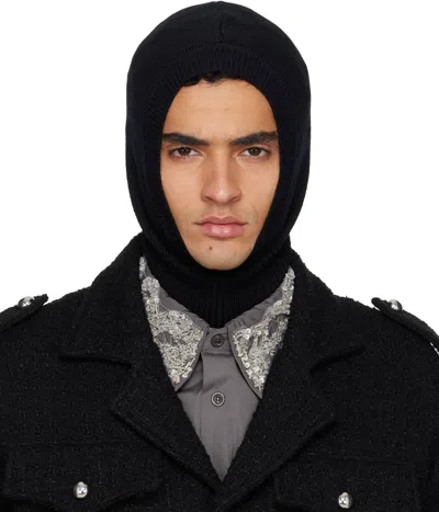 Ernest W Baker Black Wool Balaclava