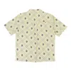 Ernest W Baker Bowling Light Yellow Button-down Shirt In Multi