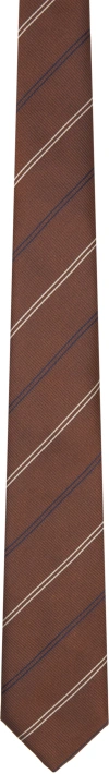 Ernest W Baker Brown Classic Tie In Brown
