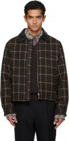 Ernest W Baker Brown Utility Jacket In Brown