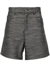 Ernest W Baker Five-pocket Tailored Shorts In Schwarz