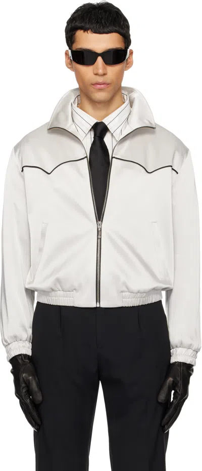 Ernest W Baker グレー Western トラックジャケット In White