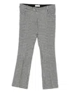 Ernest W Baker Houndstooth Wool Trousers In Multi