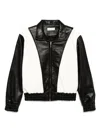 Ernest W Baker Leather Jacket In Black