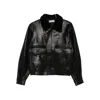 Ernest W Baker Ernest W. Baker Leather Outerwears In Black