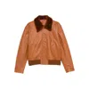 Ernest W Baker Ernest W. Baker Leather Outerwears In Brown