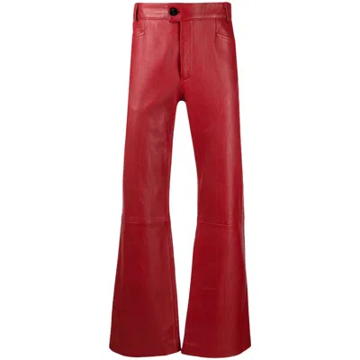 Ernest W Baker Ernest W. Baker Leather Pants In Red
