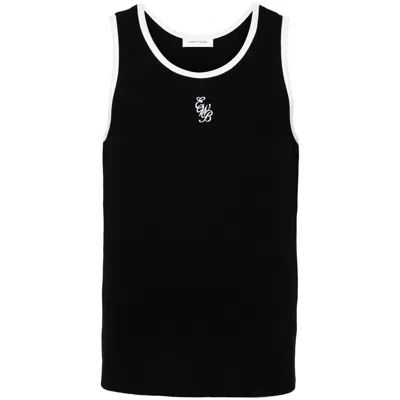 ERNEST W BAKER LOGO-EMBROIDERED TANK TOP