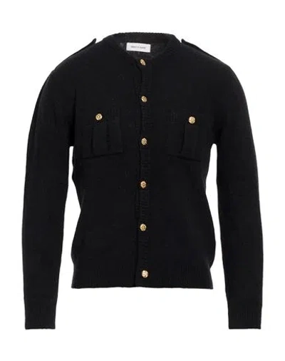 Ernest W Baker Ernest W. Baker Man Cardigan Black Size 42 Alpaca Wool, Polyamide, Wool, Elastane