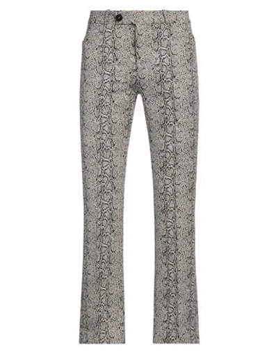 Ernest W Baker Ernest W. Baker Man Pants Ivory Size Xxl Cotton, Silk, Viscose, Linen, Textile Fibers In White