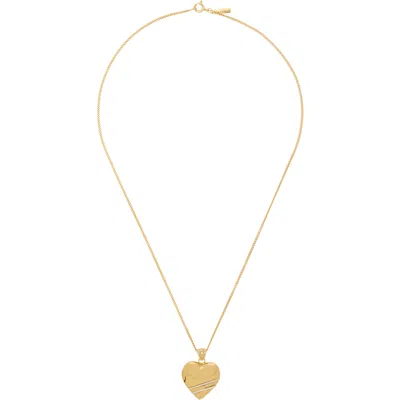 Ernest W Baker Mod Heart ネックレス In Gold