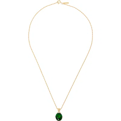 Ernest W Baker Oval Stone ネックレス In Metallic