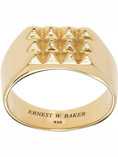 Ernest W Baker Ernest W. Baker Rings In Gold