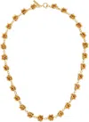 Ernest W Baker Rose Necklace In Gold