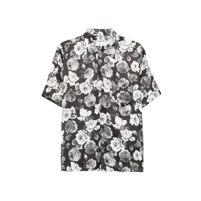 Ernest W Baker Rose-print Shirt In Multi