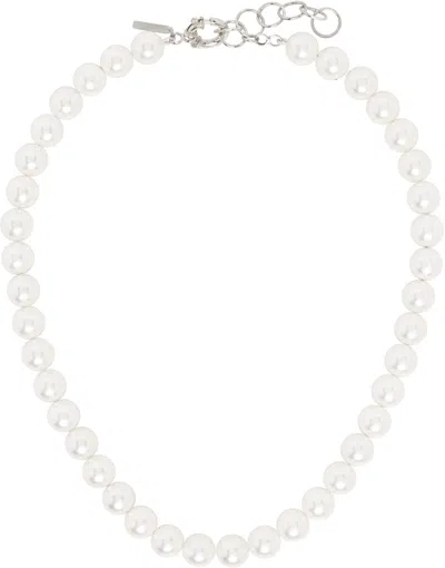 Ernest W Baker Shell Faux-pearl Necklace In White