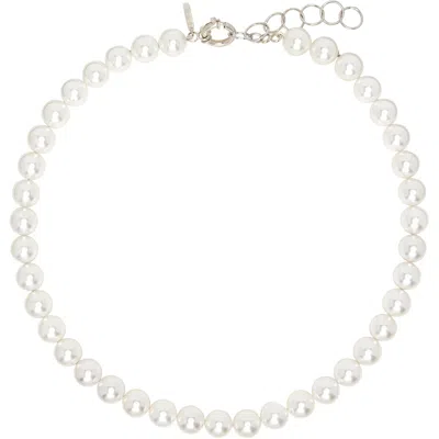Ernest W Baker Shell Faux-pearl Necklace In White