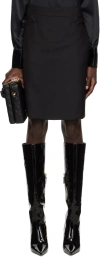 Ernest W Baker Ssense Exclusive Black Midi Skirt In Black