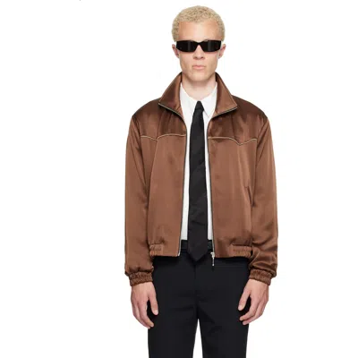 Ernest W Baker Ssense Exclusive Brown Western Track Jacket