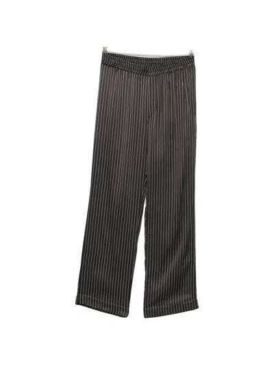 Ernest W Baker Striped Trousers In Black