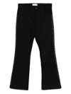 Ernest W Baker Studded Straight-leg Jeans In Black