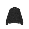Ernest W Baker Long-sleeved Knitted Pullover In Black