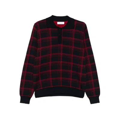 ERNEST W BAKER SWEATERS BLUE, RED