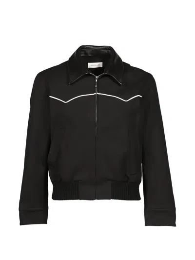 Ernest W Baker Western Harrington Jacket In Black