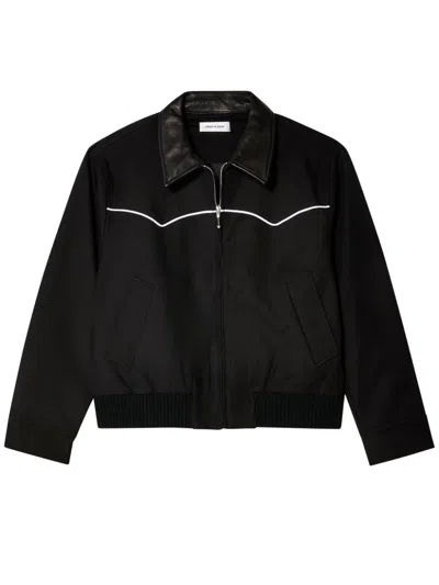Ernest W Baker Black Western Harrington Jacket