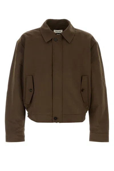 Ernest W.baker Brown Cotton Bomber Jacket