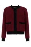 Ernest W.baker Melange Tiziano Red Acrylic Blend Cardigan